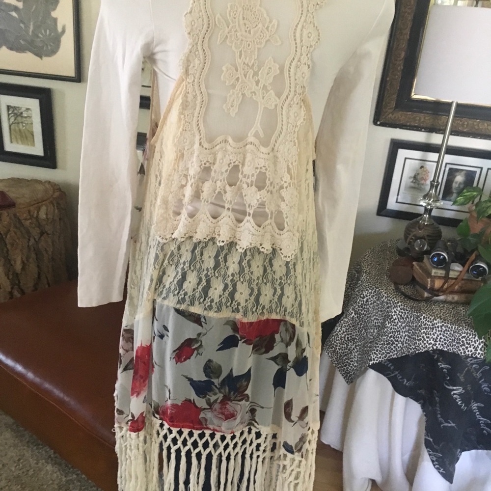 Long Ryu boho vest - Picture 2 of 3